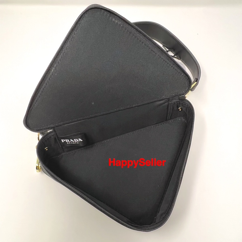 Prada Purse Triangle Pouch Converted to Crossbody Converted Adjustable Strap NEW - Picture 5 of 12